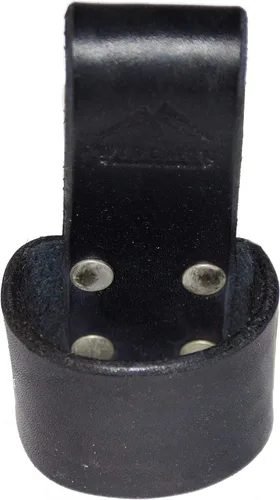 Vista 5 de Wisemen Trading Trabillas o funda para cinturón de hacha, cuero de grado superior de color marrón verdoso