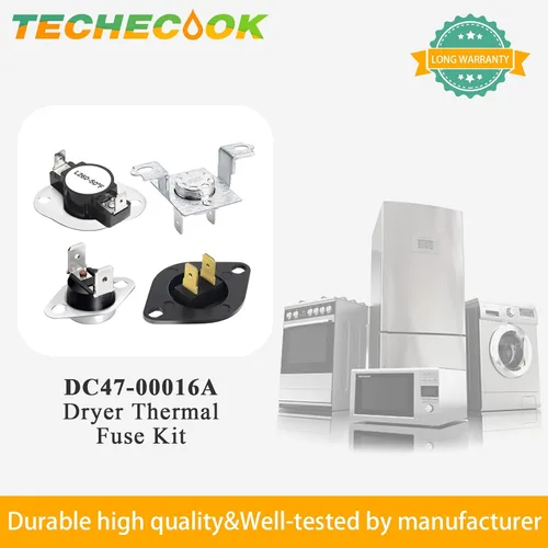 Vista 7 de Kit de fusible térmico para secadora DC47-00016A de Techecook - Fusible térmico DC47-00016A y termostato DC96-00887A y termistor DC32-00007A
