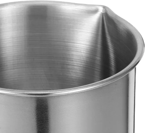 Vista 9 de Hemobllo Vaso de acero inoxidable para laboratorio con asa, (16 onzas/0.5 litros- 2 tazas) Taza medidora graduada profesional para líquidos, vasos