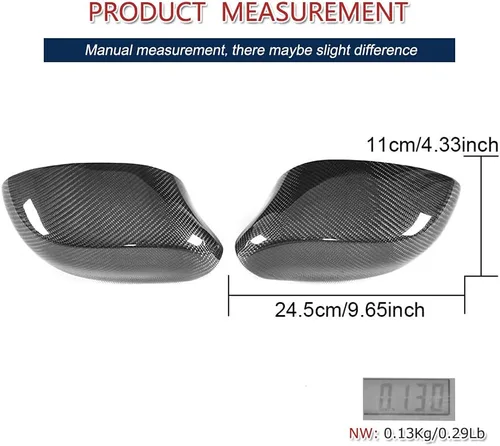 Vista 4 de Z4 Cubiertas de espejo retrovisor lateral de fibra de carbono para BMW Z4 E85 2002-2008 estilo adicional tapas de espejo retrovisor (02-08 Z4)