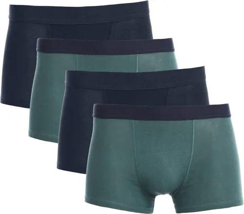 Calzoncillos tipo bóxer de algodón orgánico para niños (paquete de 4) Calzoncillos tipo bóxer de algodón elástico para niños, talla (4-16)