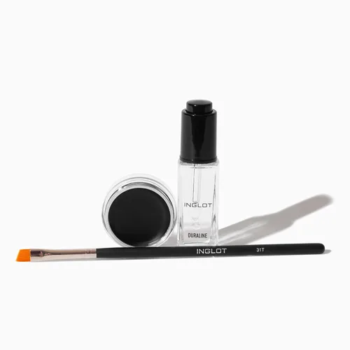 Vista 5 de Inglot Eye Essentials Set Duraline + AMC Eyeliner Gel 77 + Brocha de Maquillaje 31T