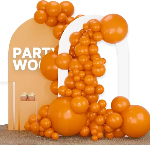 Vista 75 de PartyWoo Globos plateados de 100 piezas de diferentes tamaños de 18, 12, 10, 5 pulgadas, kit de arco de globos plateados para cumpleaños