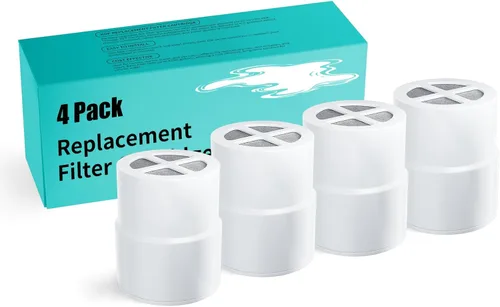 Vista 7 de Paquete de 2 filtros de repuesto para cabezal de ducha JOLIE, compatible con cartucho de filtro de ducha JOLIE, reduce el cloro, metales pesados e
