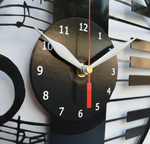 Chemisty Vinyl Wall Clock LP Record Home Decor Handmade Art Personality Gift 11 (Size: 12 inch, Color: Black)