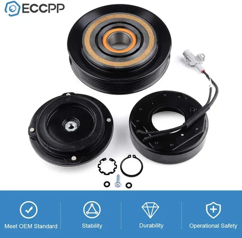 Vista 4 de ECCPP Embrague del compresor de la CA 2003-2008 para el embrague de la CA de Toyota Matrix Corolla 1.8L