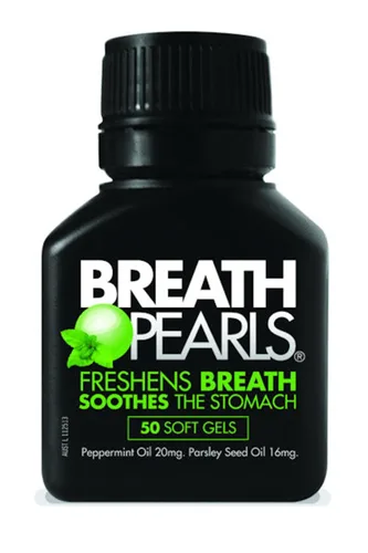 Vista 4 de Refrescadores de aliento originales (50 cápsulas de gel), por Breath Pearls