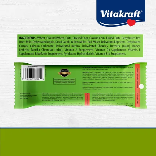 Vista 7 de Vitakraft Palitos de Golosinas para Conejos - Albaricoque y Cereza - 3.5 Oz