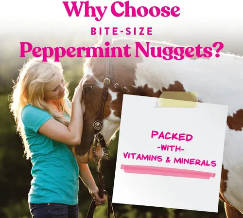 Vista 4 de Manna Pro Pepitas con sabor a menta de tamaño bocado Repletas de vitaminas y minerales 1 libra