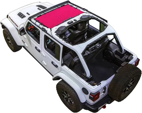 Vista 16 de SPIDERWEBSHADE Parasol de media parte original JL de 4 puertas (2018-2026) Compatible con Jeep Wrangler JL de 2 puertas o JLU Rubicon Sahara