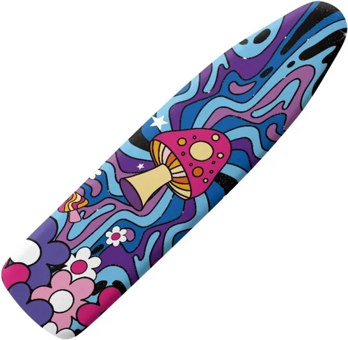 Vista 11 de Funda resistente al abrasador para tabla de planchar con borde elástico, color cereza de 15 x 54 pulgadas, fundas para tabla de planchar para tablas