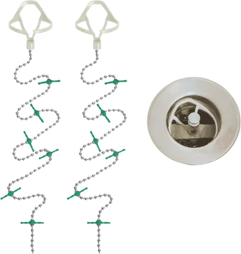 Vista 13 de DrainWig - Atrapadores de pelo para desagüe de ducha desechables de plata con diseño de flor (paquete de 2) – Eliminación de pelo sin contacto