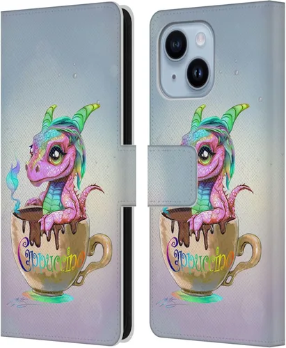 Vista 164 de Head Case Designs Officially Licensed Ruth Thompson Boba Tea Cup O Dragons Leather Wallet Case Compatible with Apple iPhone 7 Plus / 8 Plus