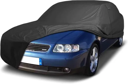 Vista 41 de iCarCover Funda de automóvil personalizada para Audi 100 y 200 (1989-1994), impermeable, para todo tipo de clima, lluvia, nieve, UV, protector solar