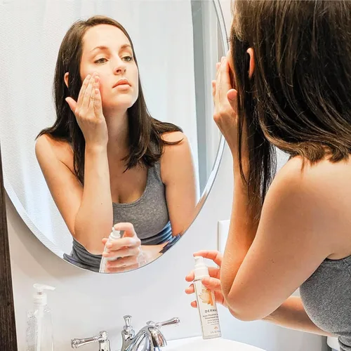 Vista 7 de DERMA E Tratamiento para manchas de acné, suero de tratamiento para control de manchas de acné, 2 onzas líquidas, clínicamente estudiado para ayudar