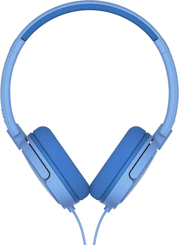 Vista 6 de PHILIPS K2019 - Audífonos ligeros con cable para niños, micrófono integrado, volumen seguro limitado, plegable y duradero, color azul