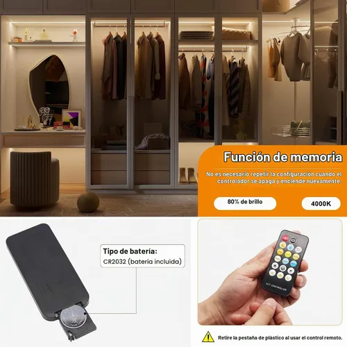 Vista 7 de PAUTIX Kit de controlador LED CCT SP542E Wi-Fi+Bluetooth, compatible con Alexa/Google Assistant, control remoto RF de aplicación, regulador LED CCT