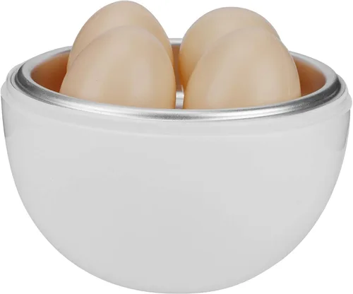 Vista 7 de Olla de huevos para microondas, caldera de huevos, capacidad de huevos, microondas para huevos duros, olla de huevos, vaporera para 4 huevos