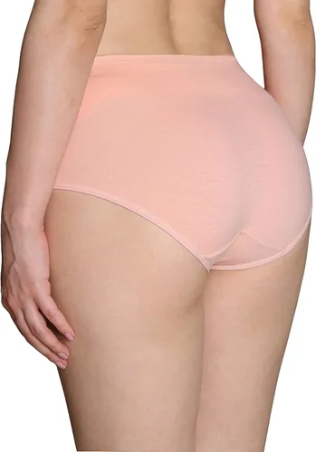 Vista 9 de UMMISS - Ropa interior de algodón de cintura alta para mujer cobertura completa suave cómoda multi paquete