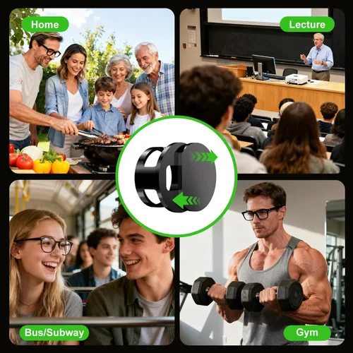 Vista 7 de Paquete de 6 fundas bloqueadoras de luz LED compatibles con Ray-Ban Meta Wayfarer/Skyler/Headliner (& Gen 2) Oakley Meta HSTN AI - Calcomanías