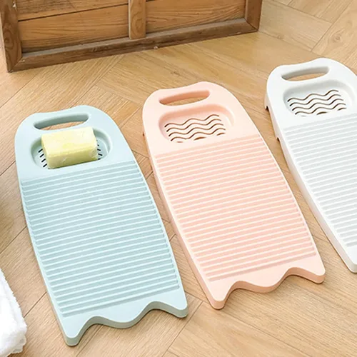 Vista 8 de Khakho Mini tabla de lavado de plástico rectángulo de lavado de ropa Junta de lavado a mano ropa y pequeños artículos delicados