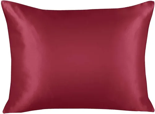 Vista 15 de ShopBedding - Lujosa funda de almohada de satén para el cabello, 2 unidades, satinada, estándar, con cremallera, estampado de cebra marrón, Blissford