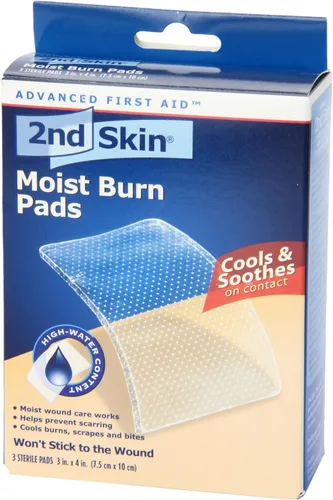 Vista 5 de Spenco 2nd Skin - Almohadillas húmedas para quemaduras, grandes (3 x 4 pulgadas), 3
