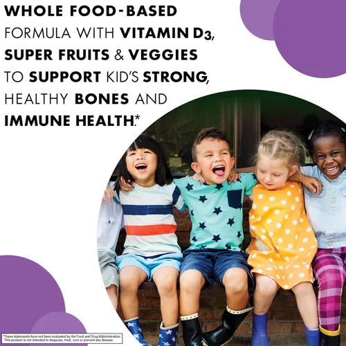 Vista 5 de Bluebonnet Nutrition Rainforest Animalz - Tableta masticable de vitamina D3 de 400 UI, sin soja, lácteos y gluten, sin OMG, certificado Kosher, apto