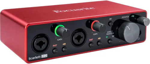 Vista 10 de Interfaz de audio USB de 4ª generación Scarlett 2i2 de Focusrite