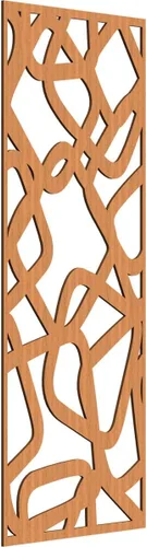 Vista 103 de Ekena Millwork WALW10X25X0250ACMRO Acme - Paneles decorativos de pared de madera con calado, 9 3/8 pulgadas de ancho x 24 3/8 pulgadas de alto