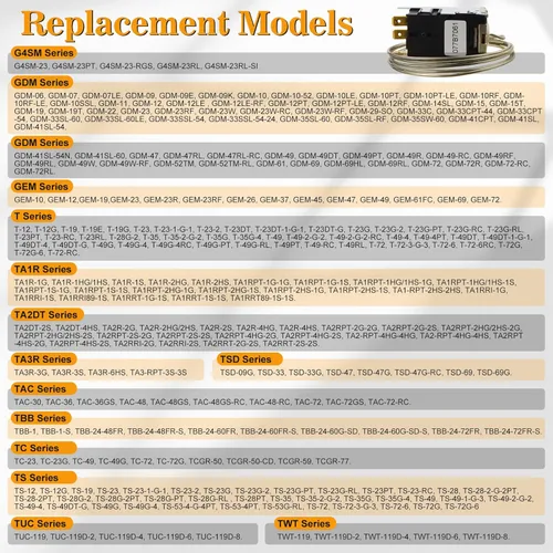 Vista 6 de Nueva actualización 988284 800382 Kit de control de temperatura serie 077B6856,077B, compatible con refrigeradores verdaderos, supera