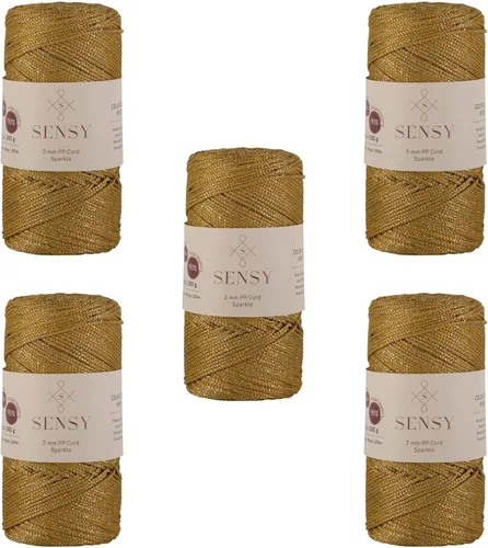 Vista 66 de Sensy Premium 2mm 229.5 metros de cuerda de poliéster 100% cordón de polipropileno Cordón de macramé 2mm Cordón para bolso de crochet Hilo