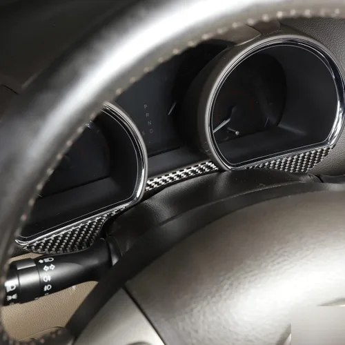 Vista 3 de LLKUANG Para Toyota Highlander 2009 2010 2011 2012 2013 fibra de carbono real 3D adhesivo tablero tablero marco interior accesorios de coche