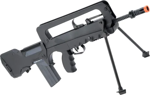 Vista 4 de Evike Airsoft - Rifle de Airsoft FAMAS Bullpup AEG con licencia completa de Cybergun (Modelo: F1)