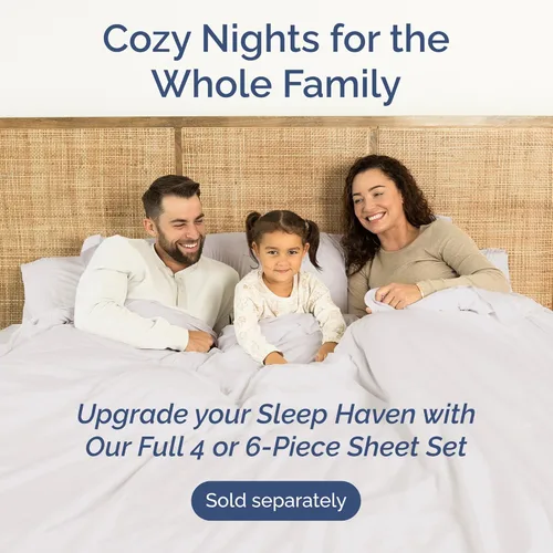 Vista 221 de Sábana encimera de bolsillo profundo, más suave que el algodón egipcio, 1 sábana encimera para colchón tamaño Queen