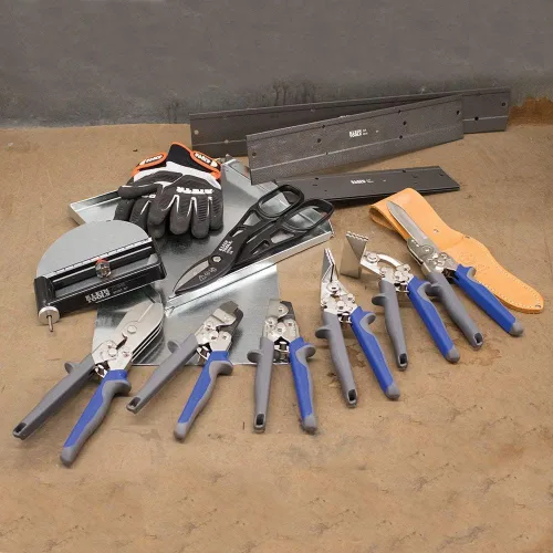 Vista 6 de Klein Tools 89556 Cortador de Metal, Tijeras de Corte de Estaño, Cobre, Aluminio, Vinilo, Acero y Acero Inoxidable, 30 cm