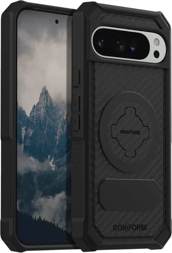 Vista 7 de Rokform Funda compatible con Google Pixel 10 Pro XL, serie resistente, cubierta magnética con RokLock, armadura probada contra caídas (negro)