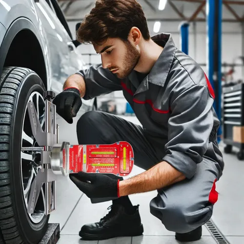 Vista 8 de PMD Products Galga magnética de alineación de Camber, Caster y KPI - Herramienta de alineación de ruedas de precisión para ajuste de dirección