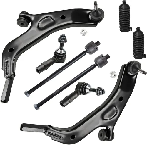 Vista 76 de Detroit Axle - Kit de suspensión frontal de 8 piezas para Chevy GMC Silverado Sierra Suburban 1500 Yukon Avalanche Cadillac Escalade brazos