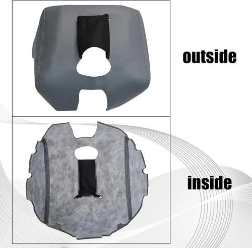 Vista 8 de NLQR Cubierta de Consola Central de Repuesto compatible con Chevy Silverado GMC Sierra 1500 2500 3500 2014-2018, Almohadilla de Caja