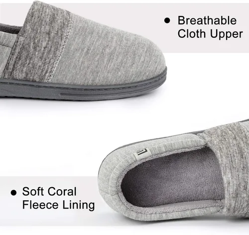 Vista 4 de FamilyFairy Pantuflas cómodas y ligeras de espuma viscoelástica antideslizantes para interiores y exteriores