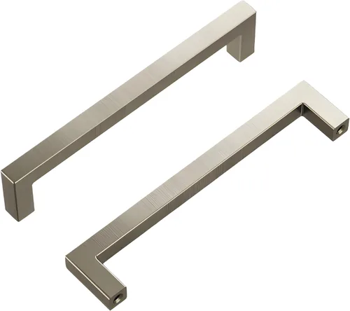 Vista 73 de Hickory Hardware - HH075326-BGB - Manija de la colección Skylight, 3 pulgadas de centro a centro, latón dorado cepillado.