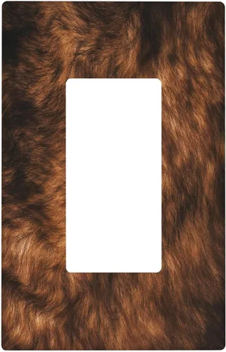 Vista 81 de Placa de interruptor de luz de 3 cuadrillas de piel de vacuno, placa frontal eléctrica de triple palanca para baño, cocina, dormitorio, habitación