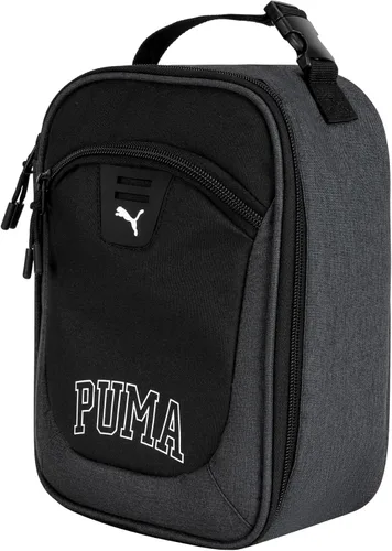 PUMA Fiambrera de Rally para niños, Negro/ granito jaspeado, Talla única