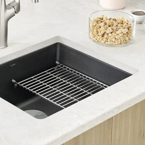 Vista 3 de BLANCO Precis - Rejilla flotante de acero inoxidable para fregadero
