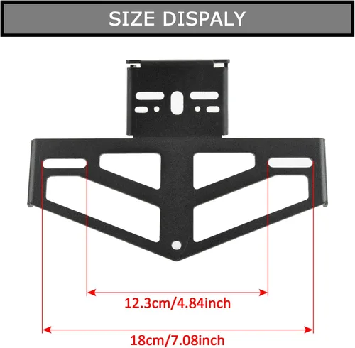 Vista 4 de PSLER Soporte para placa de matrícula eliminador trasero para Ninja 400 Z400 250 2018 2019 2020 2021 2022 2023