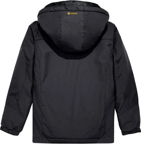 Vista 2 de Chaqueta de esquí impermeable para niño con capucha GEMYSE