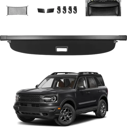 Vista 19 de Sze Cubierta de carga para Jeep Grand Cherokee 2022 2023 2024 2025 2026 (2 filas; WL) 4XE retráctil para maletero, cubierta de seguridad negra