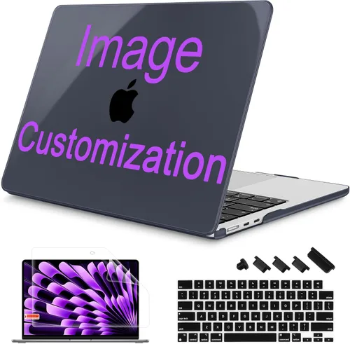 Vista 12 de Mektron Diseñada para MacBook Air 2025/2024/2023 de 15 PULGADAS M4 A3241 /M3 A3114 /M2 A2941, Carcasa de Cubierta Rígida de Plástico Impreso
