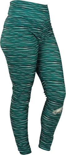 Vista 50 de Zubaz NFL Mallas para mujer de longitud completa de cintura alta básica 1.0